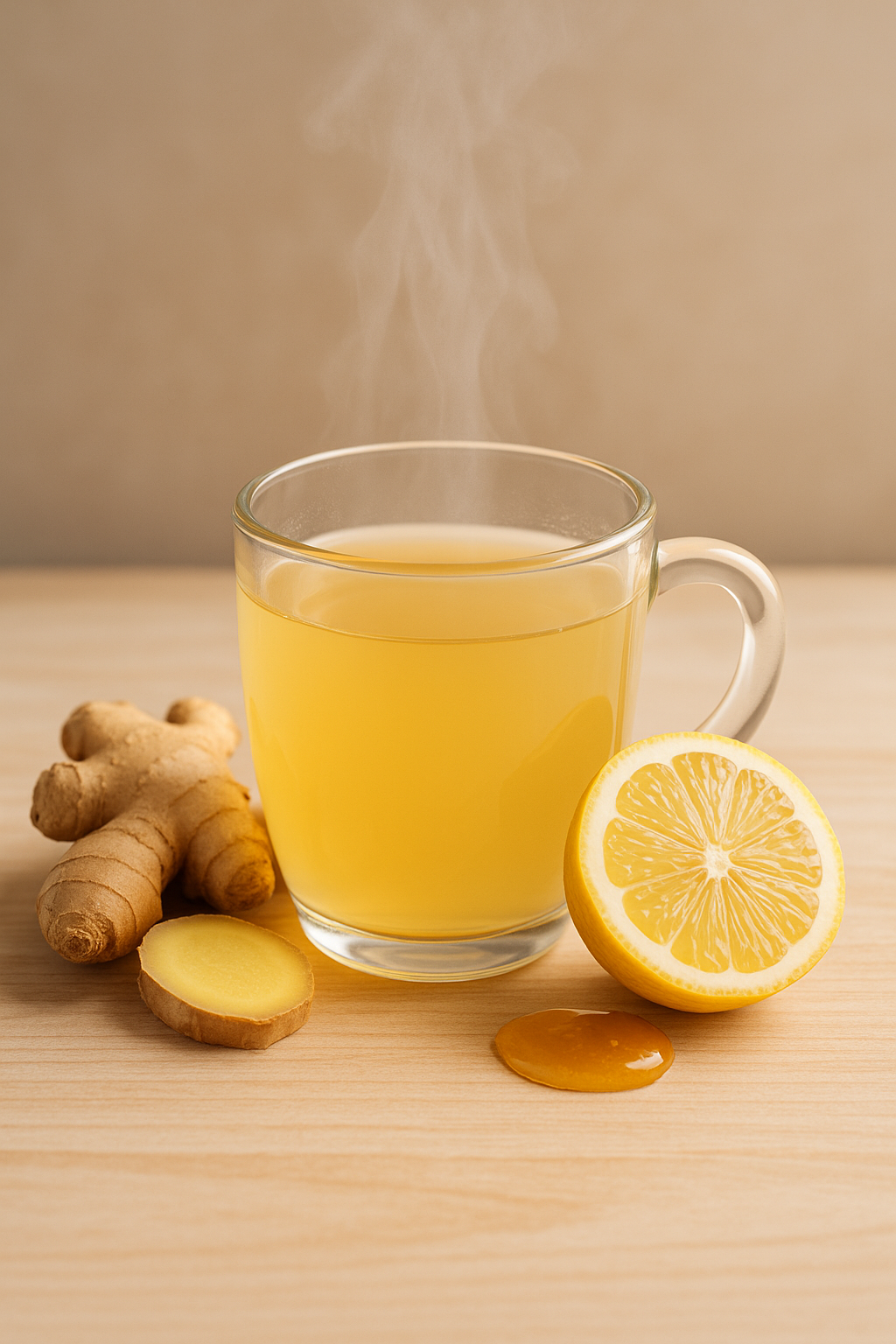 Infusión de jengibre y limón