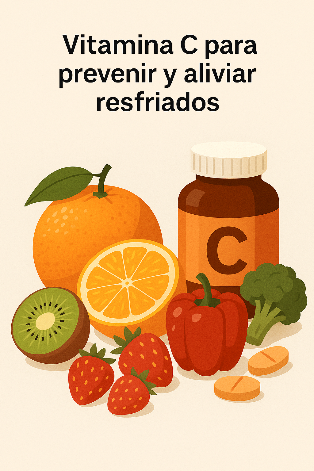 Vitamina C para prevenir y aliviar resfriados